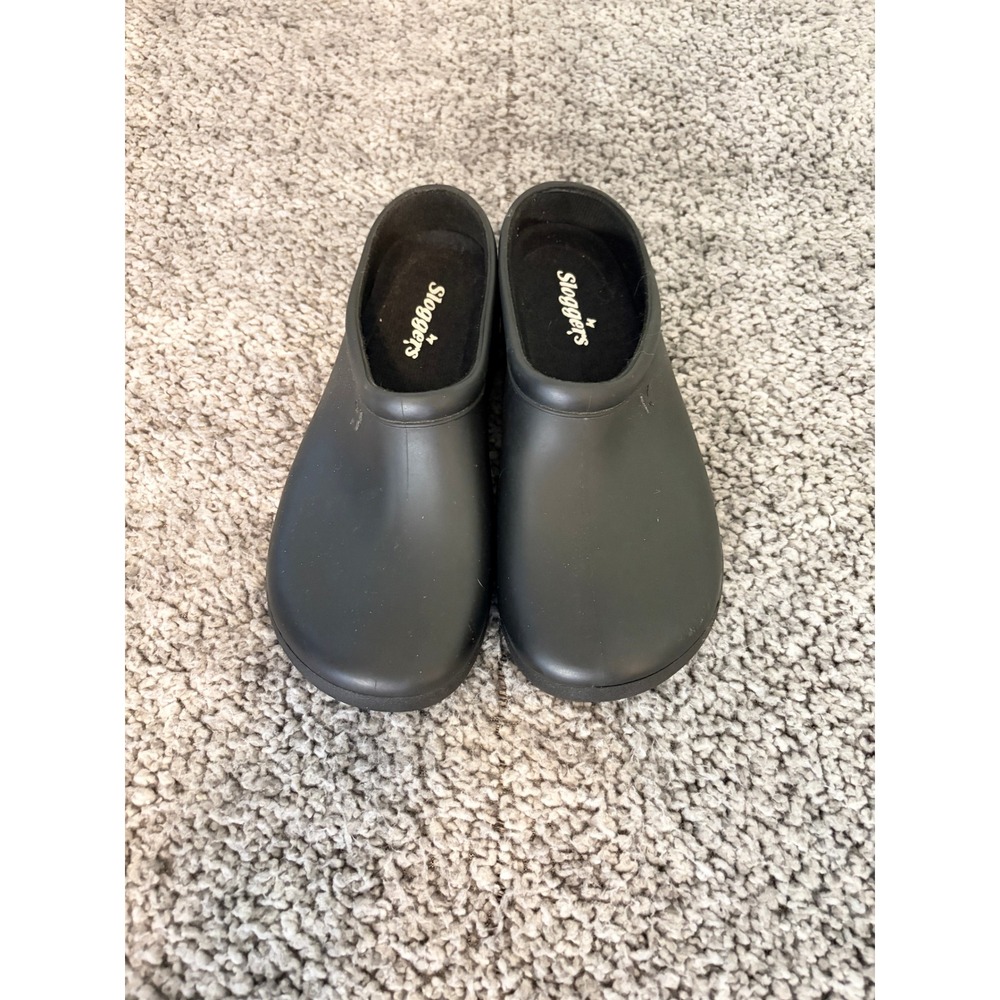 Sloggers Garden Clogs Size 7 Black Waterproof Slip On Utility Gorpcore USA Made